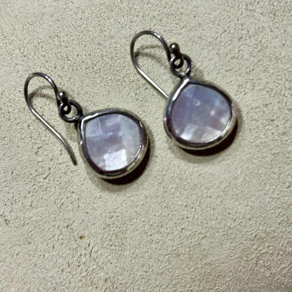 Silpada Multi-Strand Silver, Freshwater Pearl & Jasper Necklace and Earrings Set - Picture 2 of 5